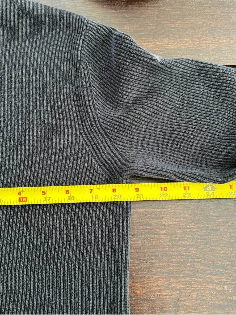 VTG Y2K DKNY Jeans Ribbed Knit Full Zip Sweater Faded Black Ramie Cotton